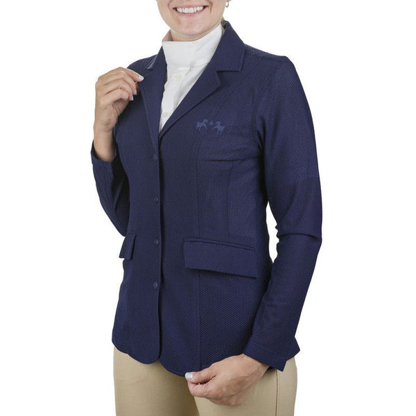 Saco De Competencia Para Dama Equine Couture - Azul Marino - L