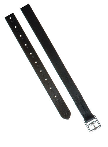 Acion Estribo HH Inglesa Cuero (Par) - 25x140 - Negro