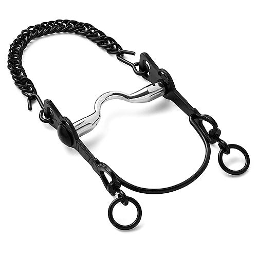 Bocado HH Vaquero Barra Curva Inoxidable - 13.5 cm