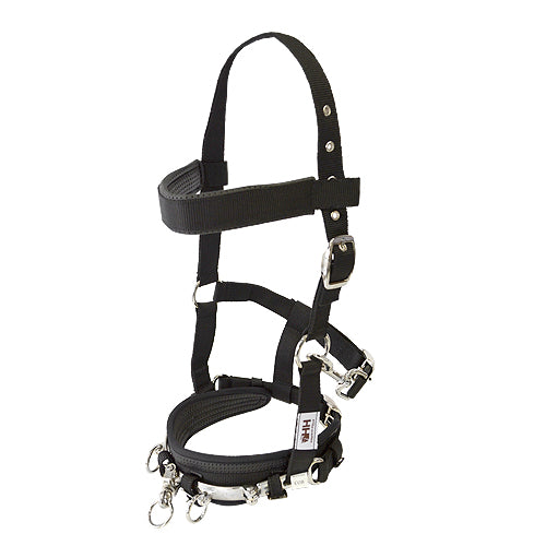 Cabezada Inglesa Con Serreta Inglesa HH Nylon :Negr :Full