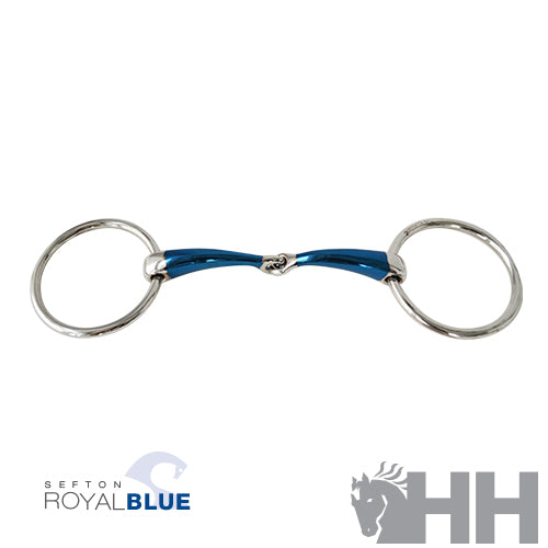 Filete Sefton Royal Blue Argolla Suelta Articulado Curvo - 12.5 cm