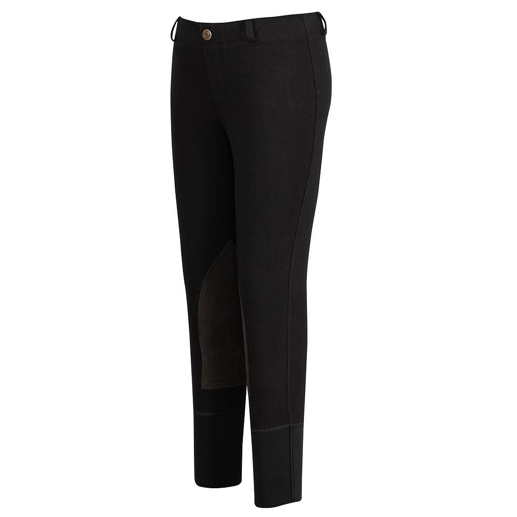 Breeches Jpc Tuff Ride Lowrise Para Niño - 10 - Negro