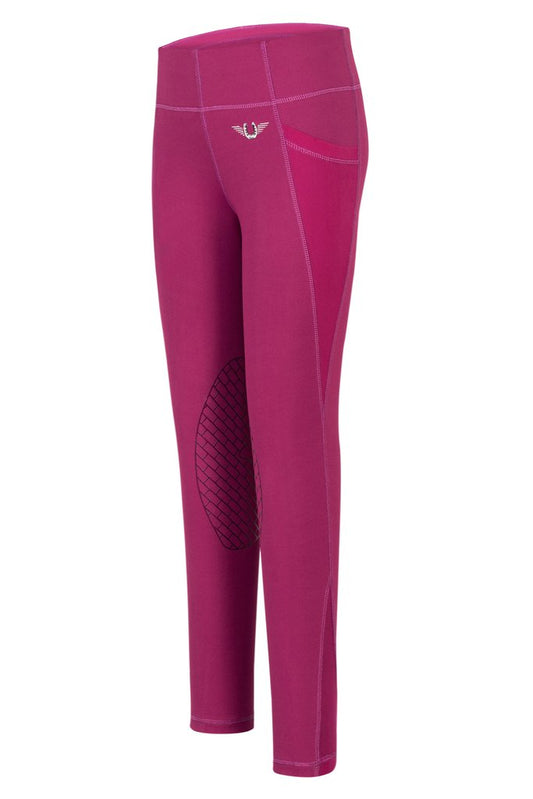 Leggings TuffRider EquiCool Minerva - XL - Fucsia - Niña