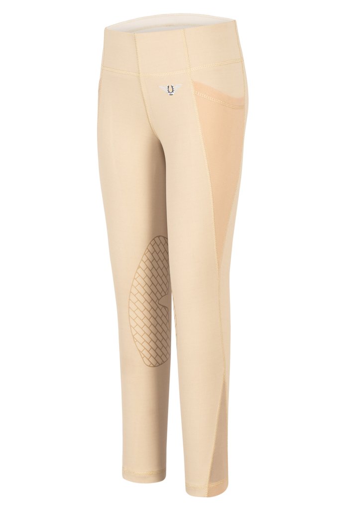 Leggings TuffRider EquiCool Minerva - M - Safari - Niña