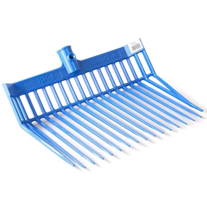 [13010102] Rastrillos Durafork Palo de Madera (Color: Azul)