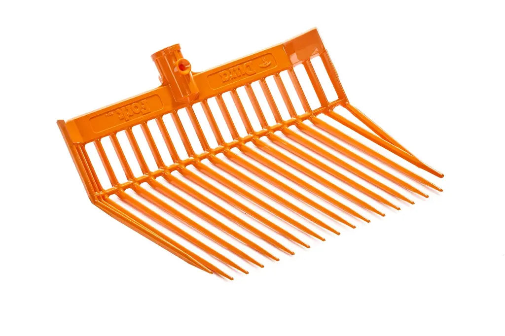 [13010154] Rastrillos Durafork Palo de Madera (Color: Anaranjado)