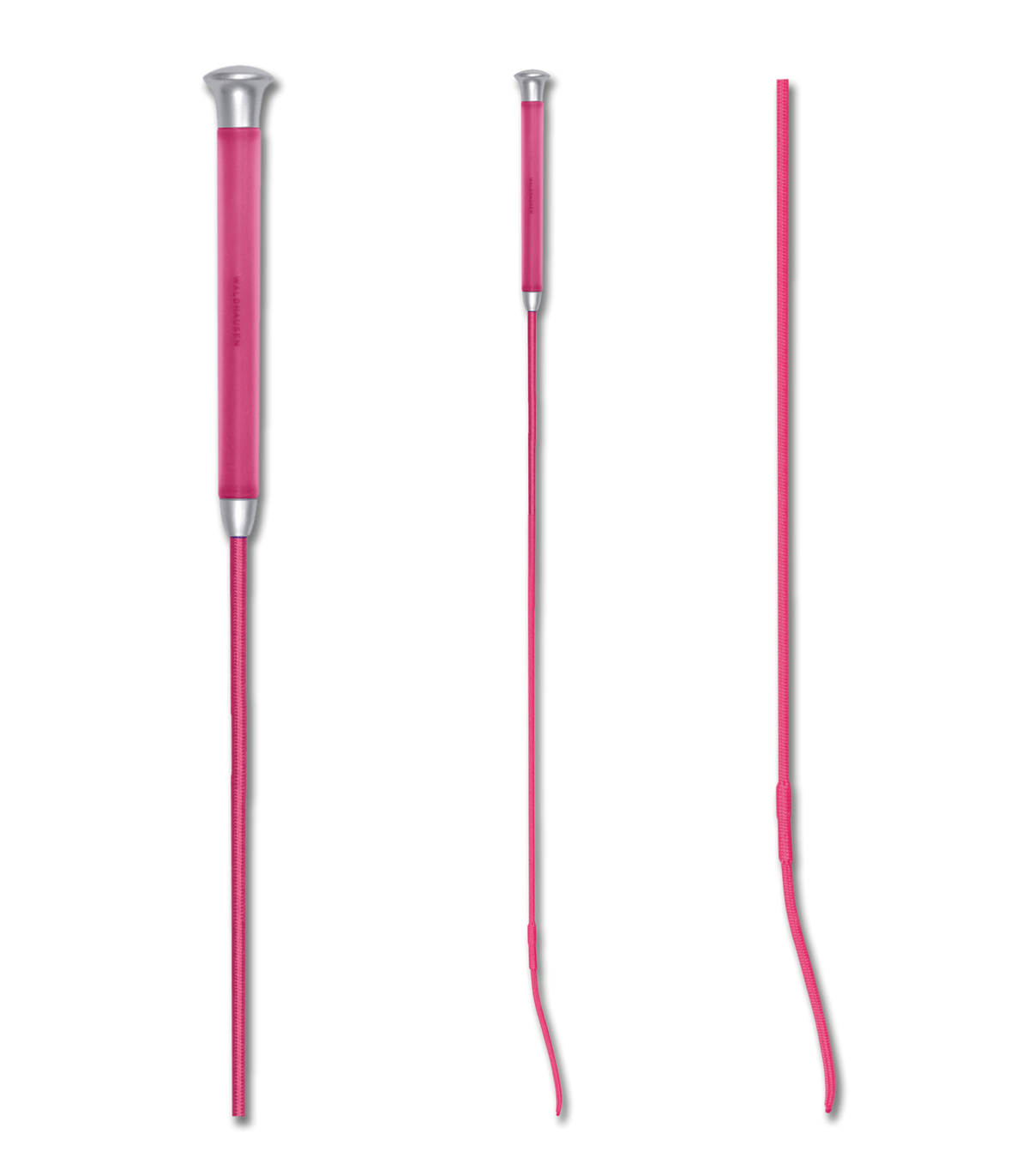 Fusta De Adiestramiento Con Agarrador Gel de 120cm - Rosado