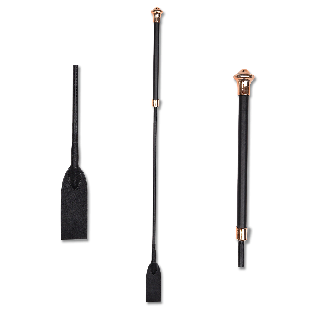 Fuete Para Salto Noblesse Color Negro 75cm - 75 cm - Negro