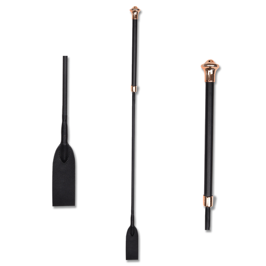 Fuete Para Salto Noblesse Color Negro 75cm - 75 cm - Negro