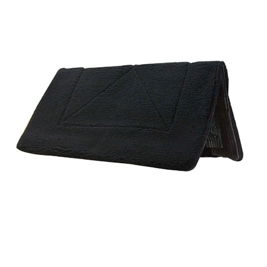 Mantillon Grueso Texano De Fleece - Negro