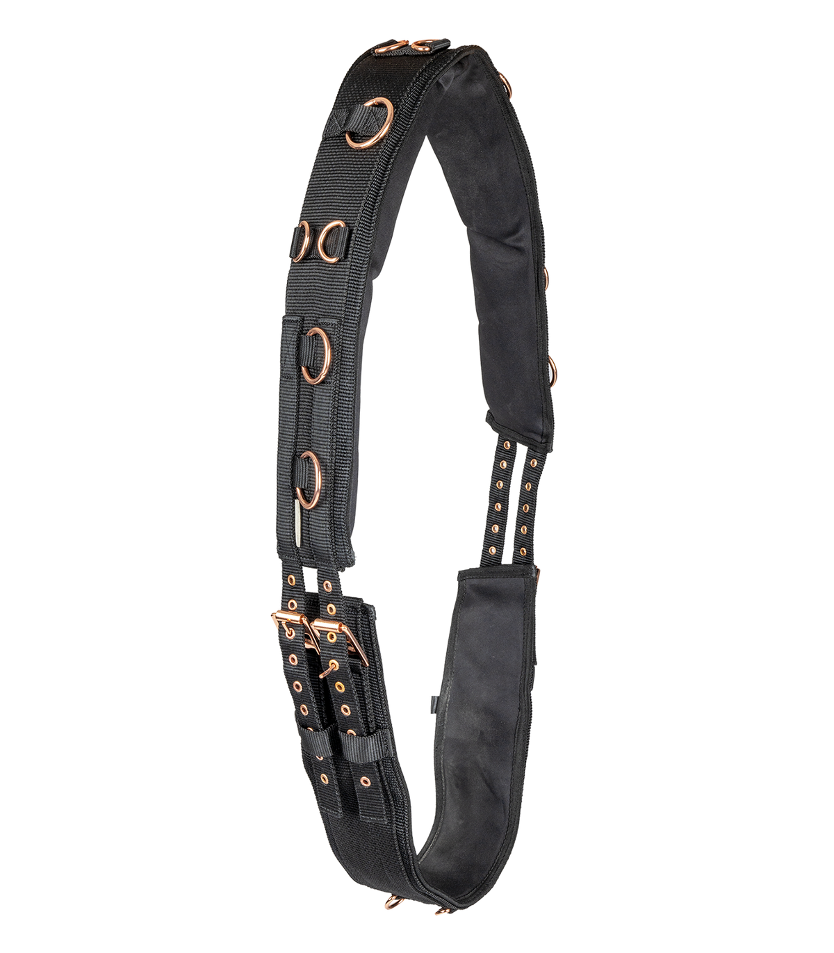 Cincho Para Tornear Color Negro Con Argollas Talla Full