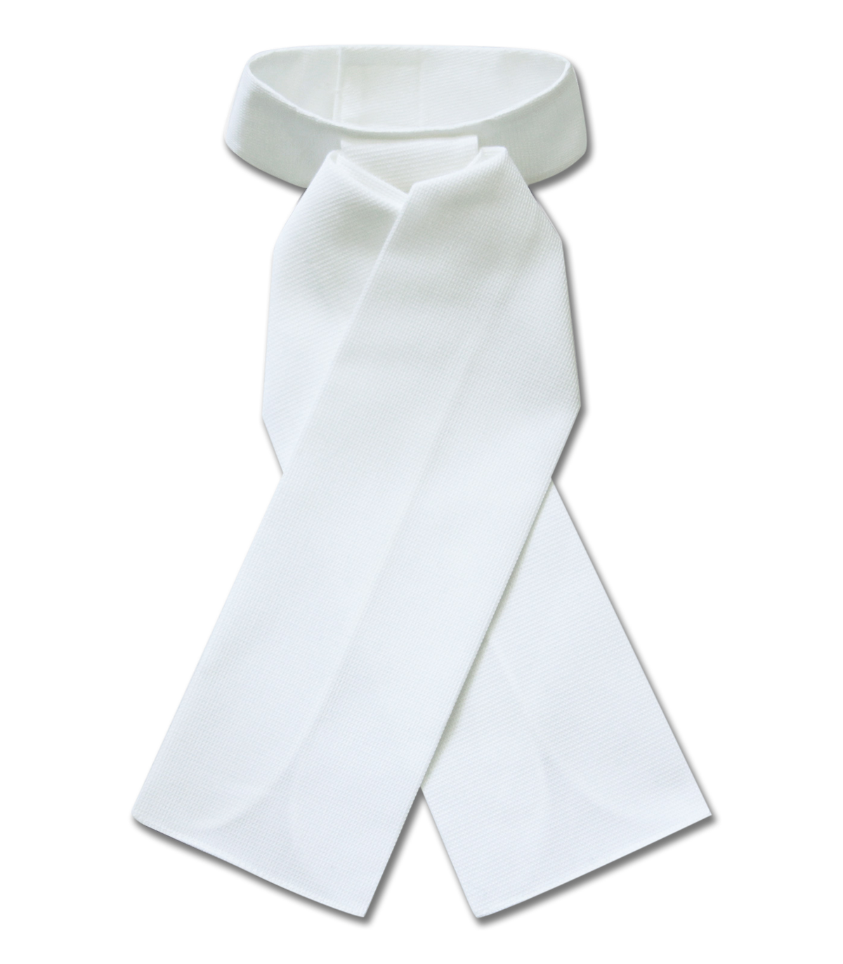 Plastron Para Hombre Color Blanco