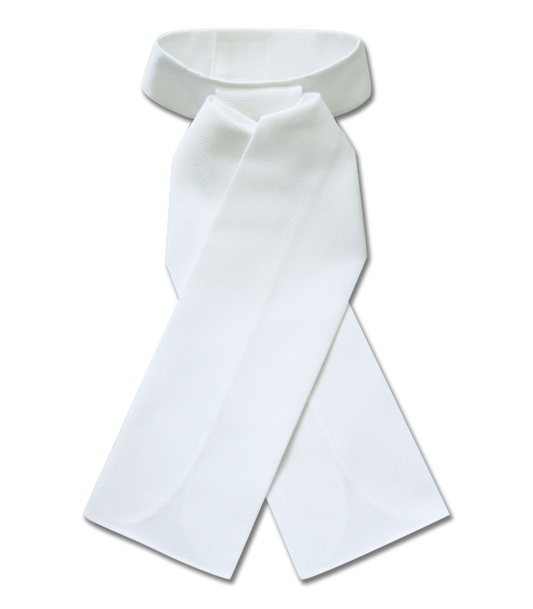 Plastron Para Hombre Color Blanco