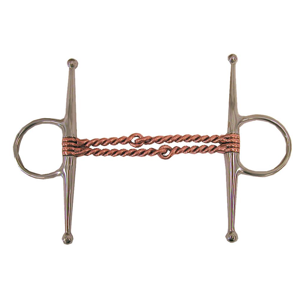 Filete Full Cheeck Puente Doble Retorcido 5"