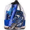 Set de limpieza para caballo 6 piezas Azul