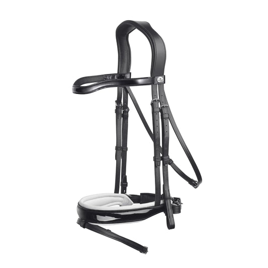 Cabezada de Adiestramiento Prestige Talla Full Negra