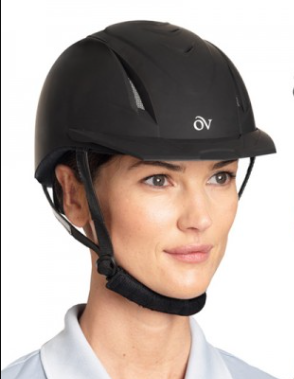 Casco Ov Deluxe Schooler - M/L - Negro - Ventilas Grises