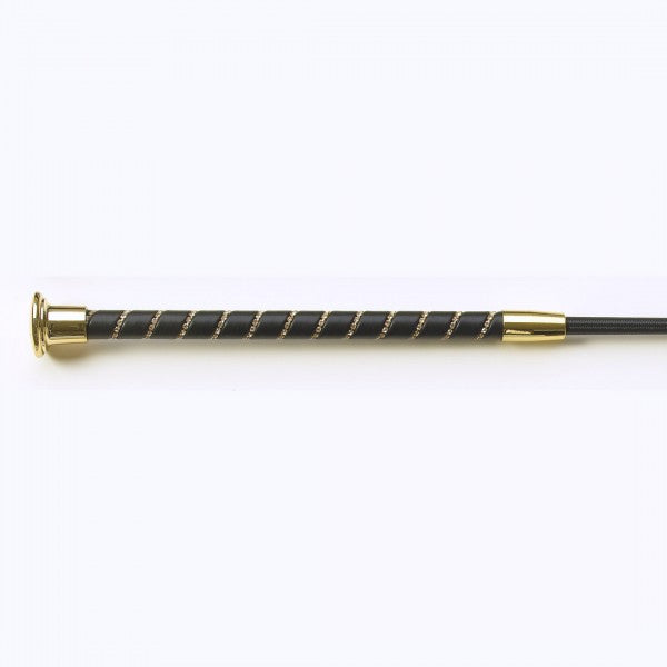 Fusta de Doma EquiStar - Negro/Dorado - Negro/Dorado