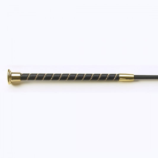 Fusta de Doma EquiStar - Negro/Dorado - Negro/Dorado