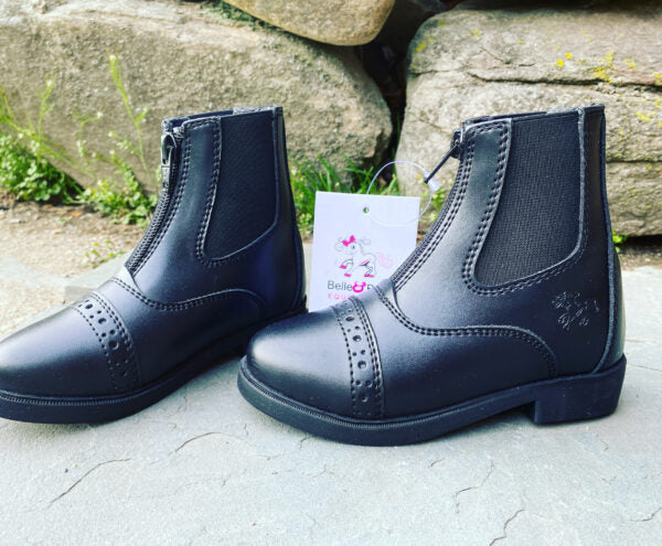 Botines Belle and Bow Para Niño - 12 - Negro