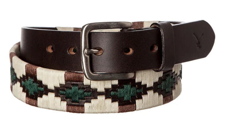 Cincho Para Polo Unisex  - Arena Con Verde