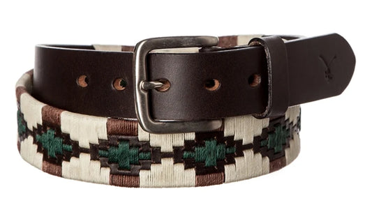 Cincho Para Polo Unisex  - Arena Con Verde