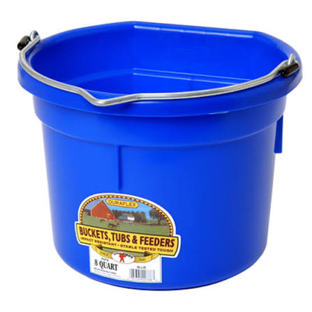 Cubeta Para Agua de Espalda Plana de 20 QT. varios colores