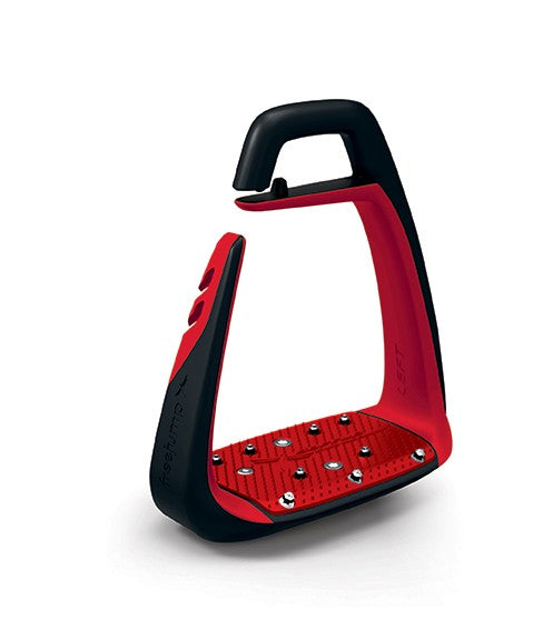 Estribos Freejump Soft Up Classic - Negro/Rojo - Negro/Rojo