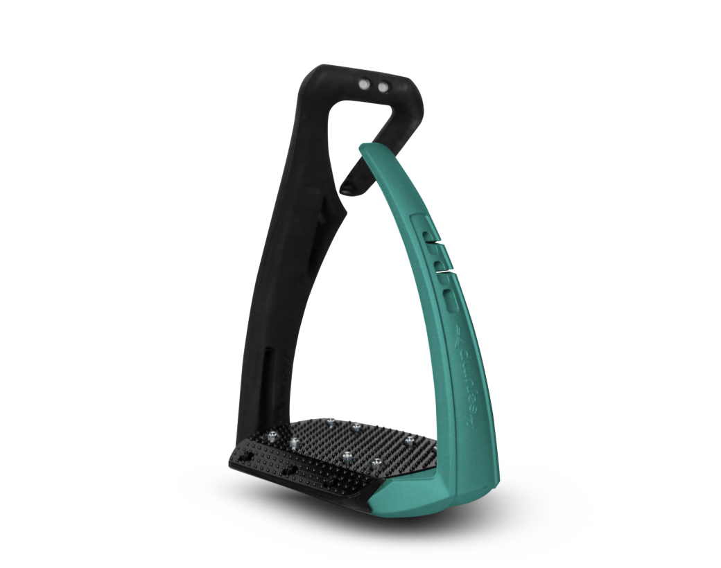 Estribos Soft Up Pro + - Negro/Verde - Negro/Verde