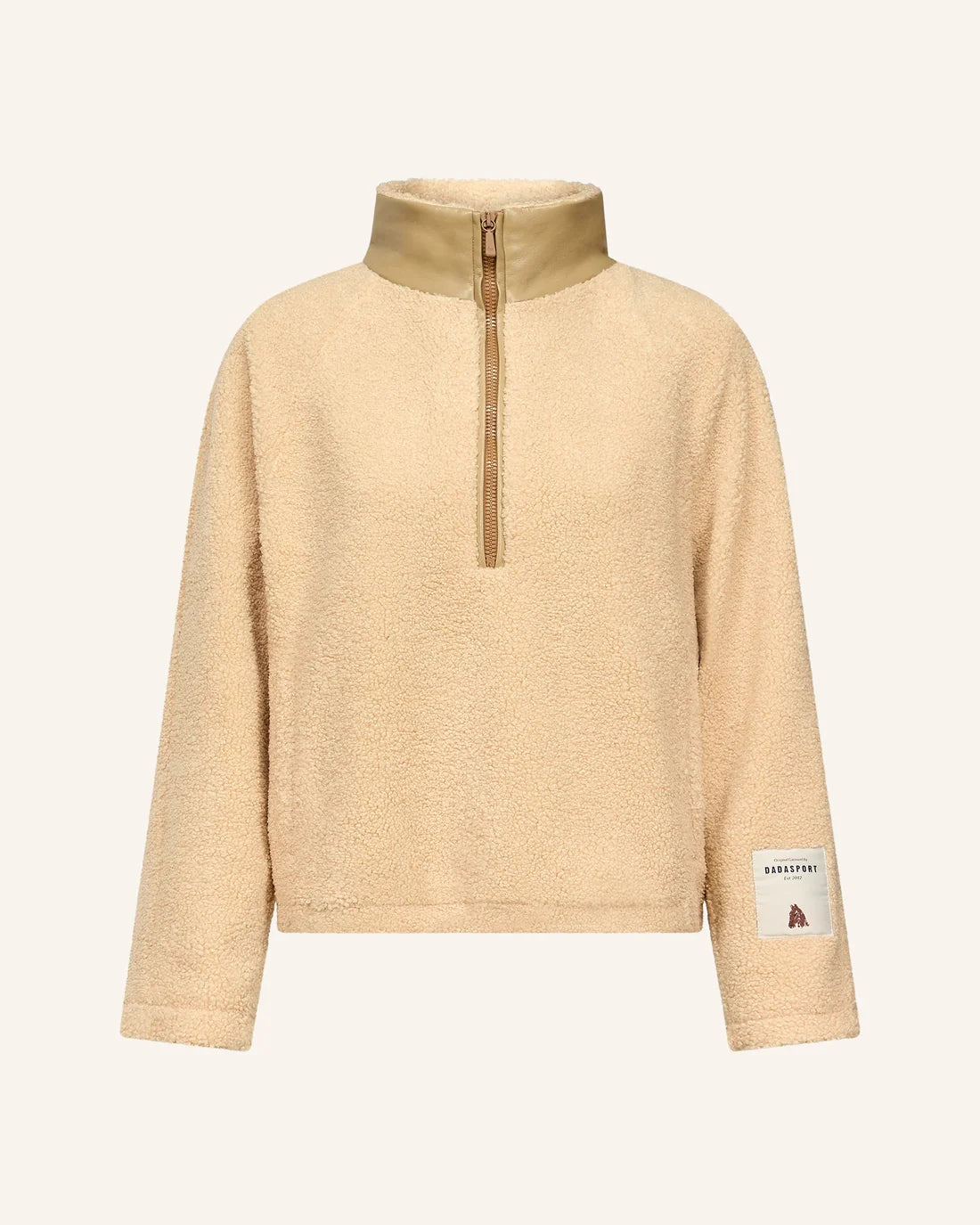 [dds-3000000046647] Sueter Tabalou DADA Sport Teddy Fleece (Color: Crema, Talla: Small)